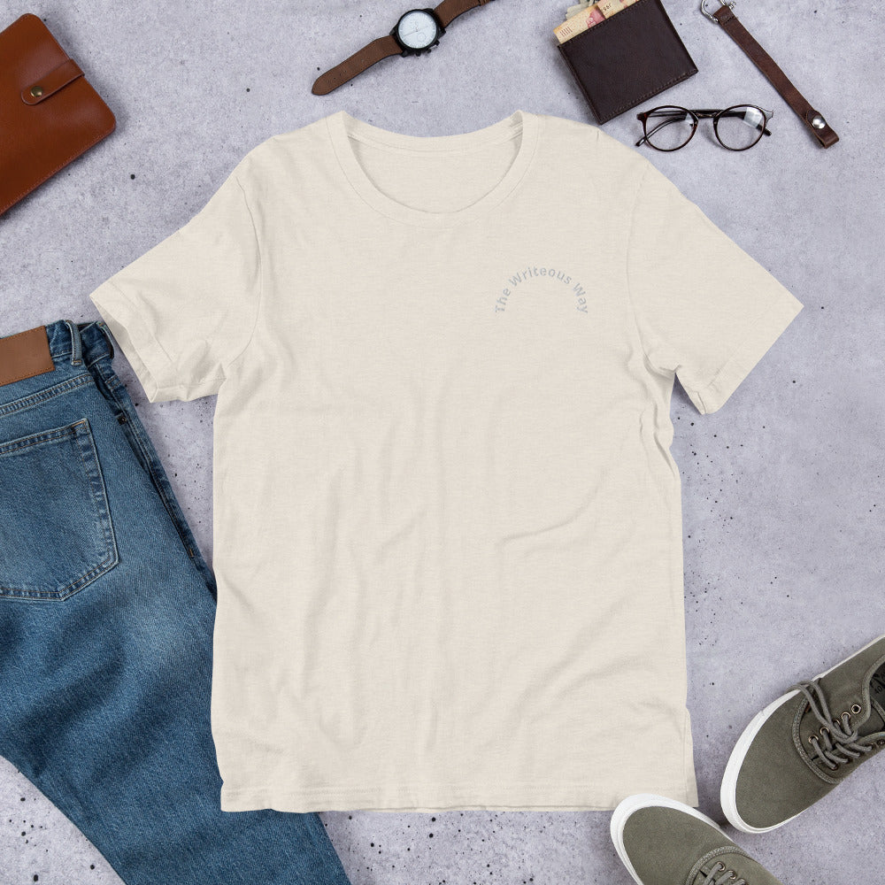 Embroidered The Writeous Way Tee