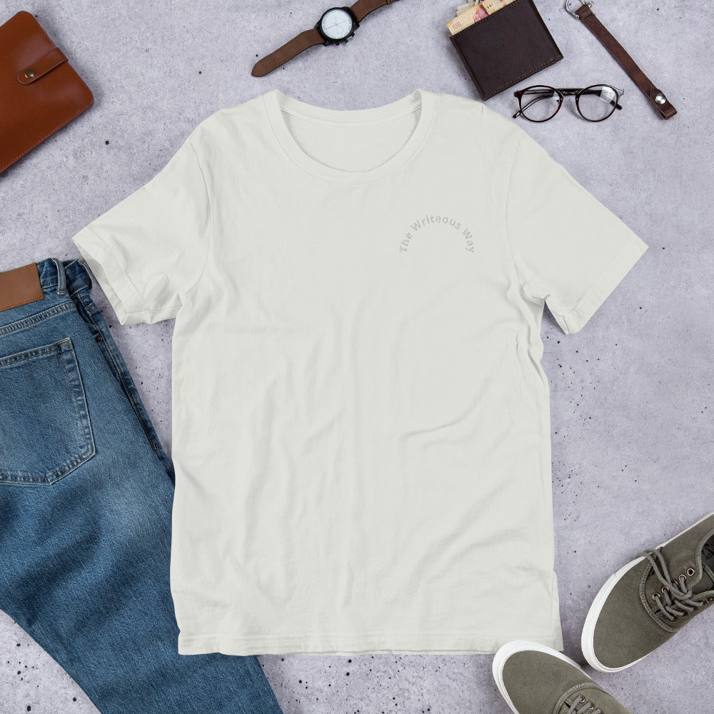 Embroidered The Writeous Way Tee
