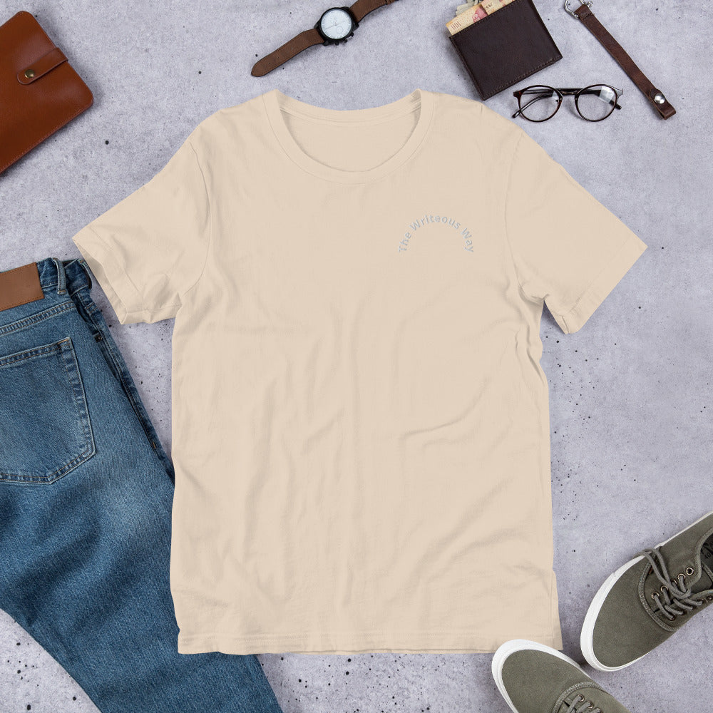 Embroidered The Writeous Way Tee