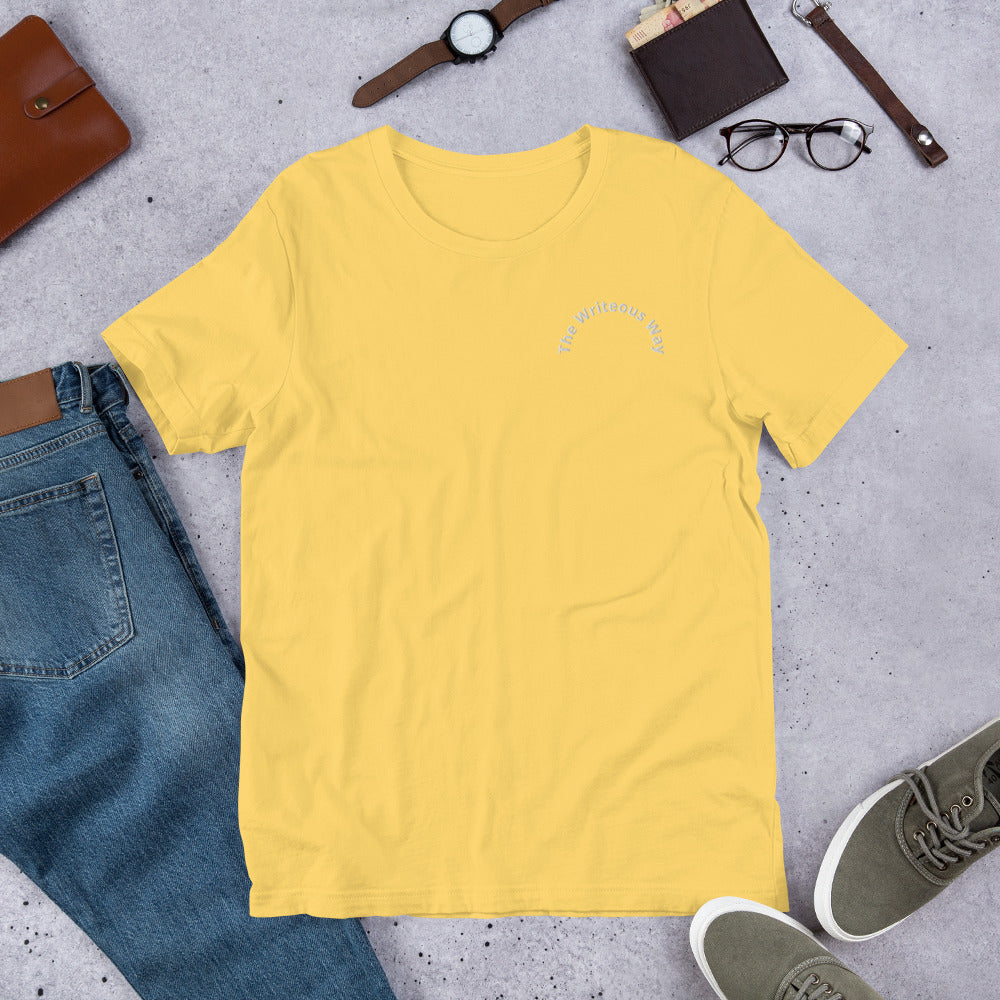 Embroidered The Writeous Way Tee