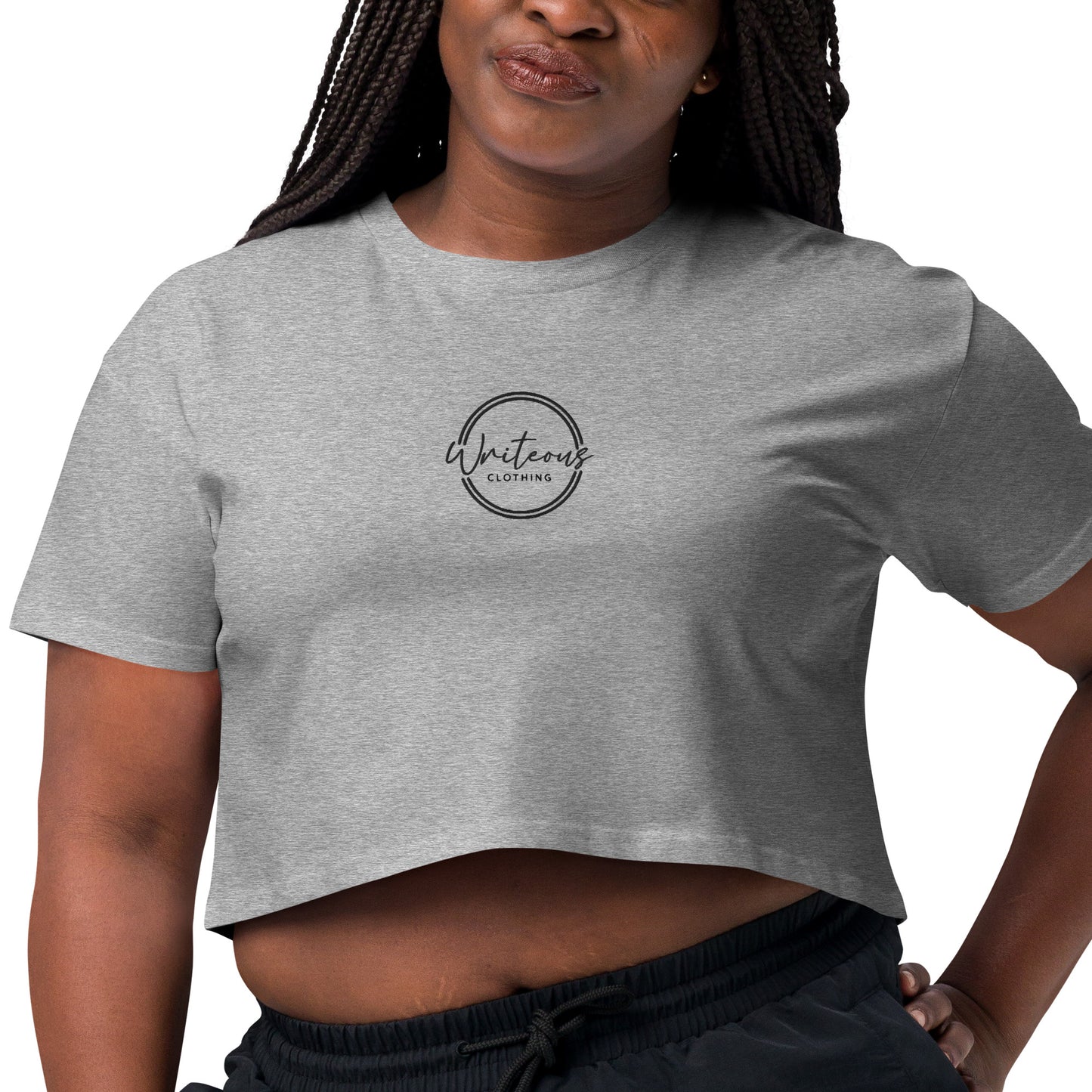 Women’s Embroidered Crop Top