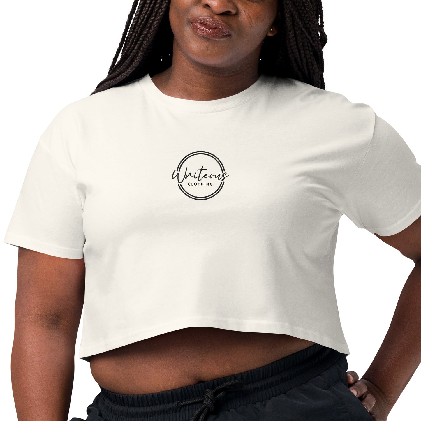 Women’s Embroidered Crop Top