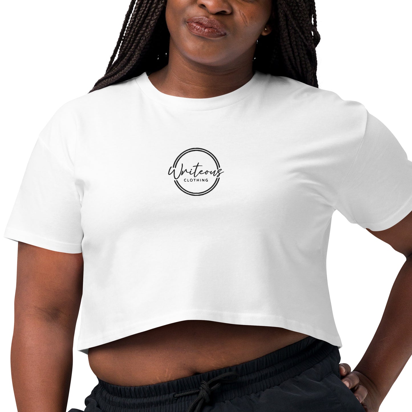 Women’s Embroidered Crop Top