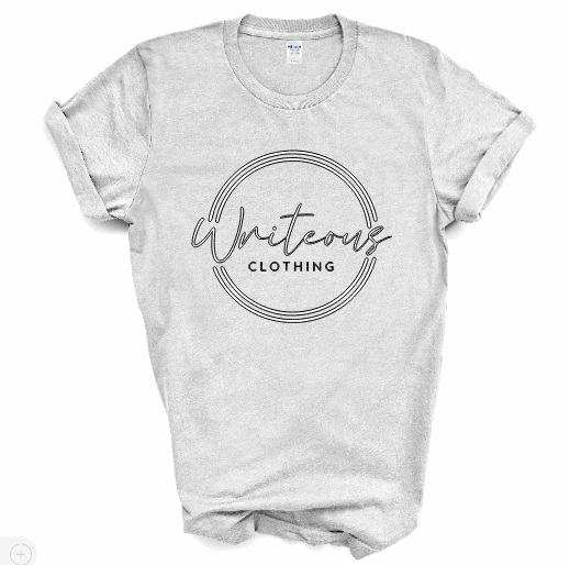 Grey Shirt and White Logo